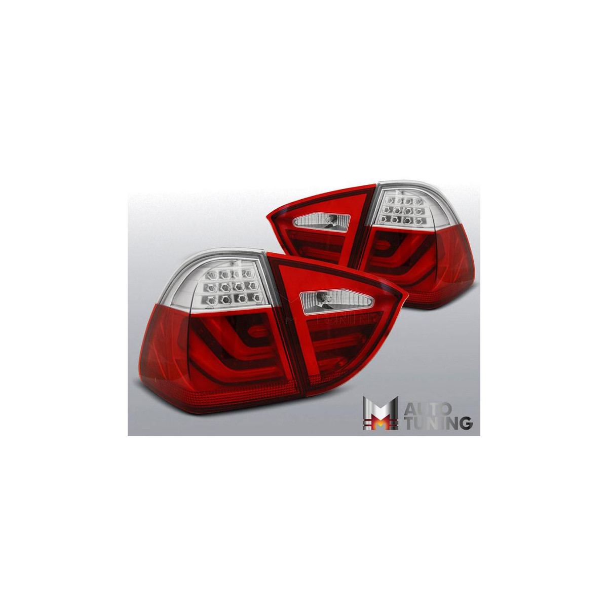 LAMPY BMW E91 05-08 RED LED BAR