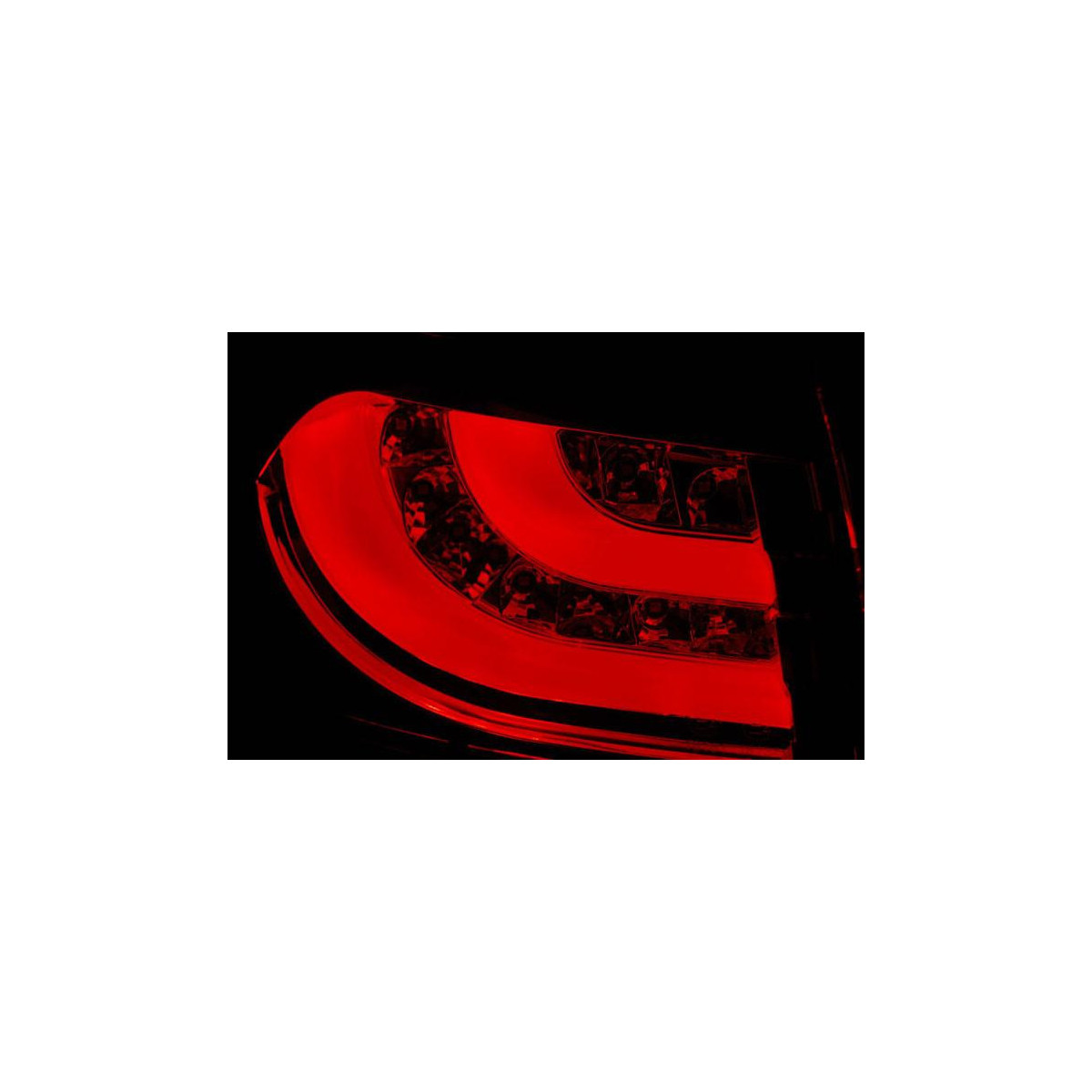 LAMPY VW GOLF 6 10.08-12 RED SMOKE LED BAR