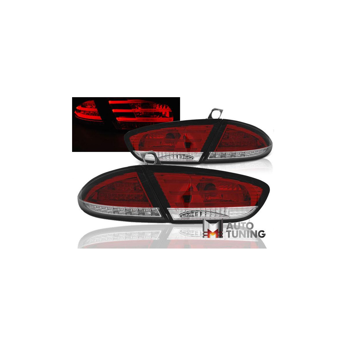 LAMPY SEAT LEON 03.09-13 RED WHITE LED