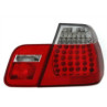 LAMPY TYLNE DIODOWE BMW E46 01-05 RED WHITE