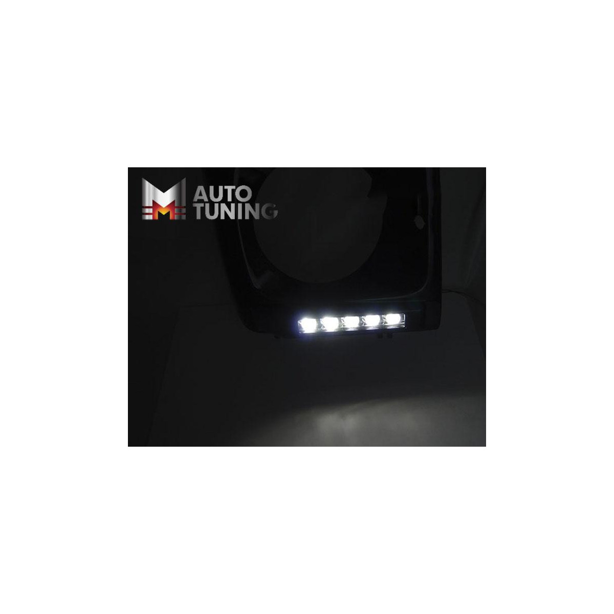 LAMPY MERCEDES W461 W463 01-12 LED DRL BLACK