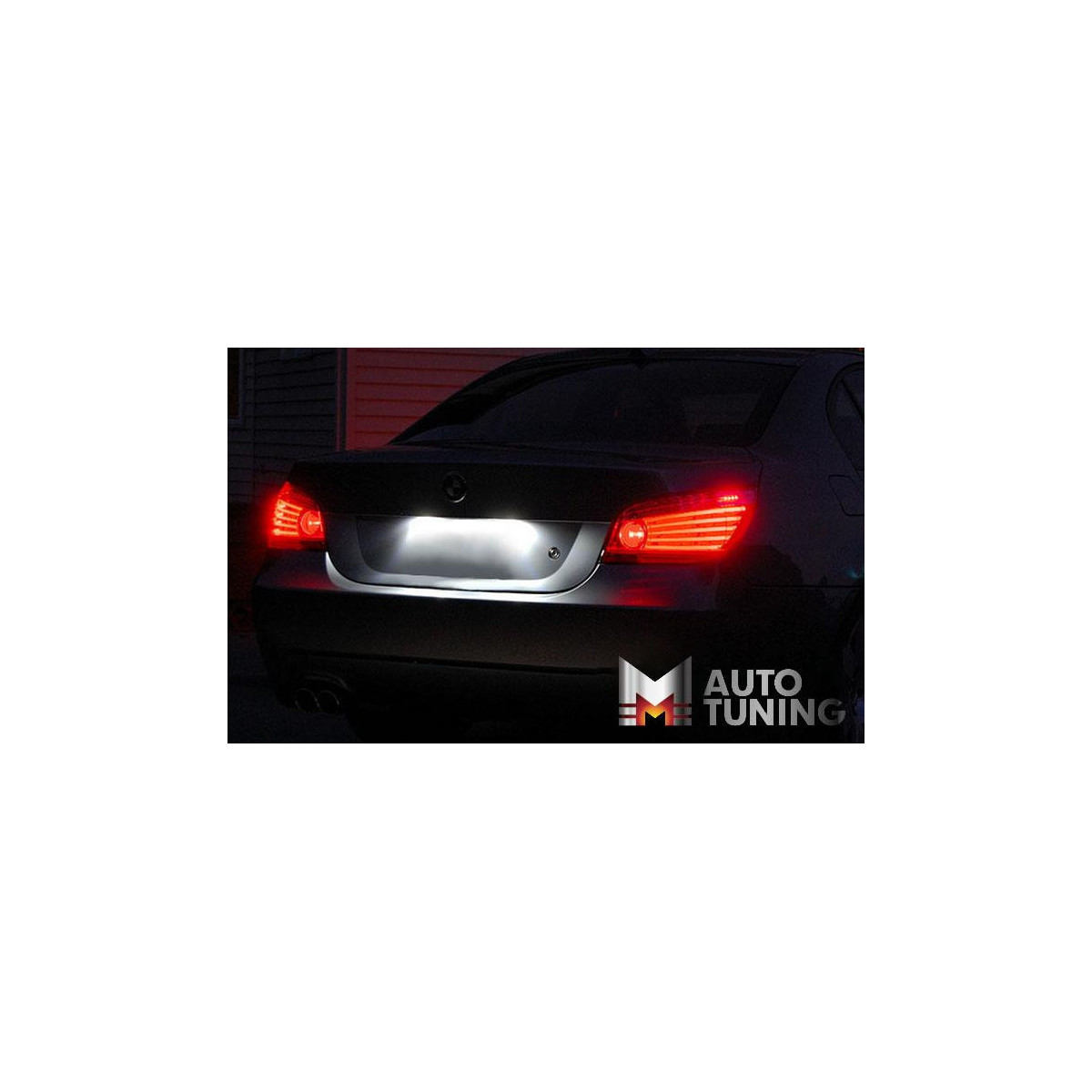 LAMPY BMW E60 07.03-07 RED SMOKE LED