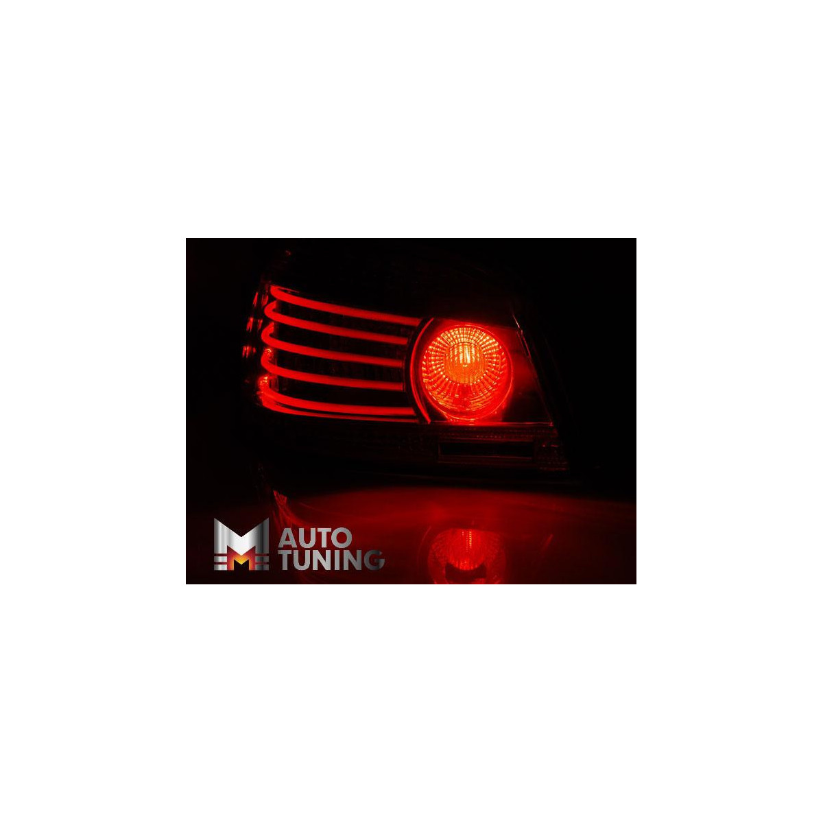 LAMPY BMW E60 07.03-07 RED SMOKE LED