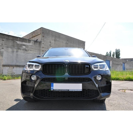 GRILL (NERKI) BMW X6 (F16) X6M 2015- CZARNY POŁYSK