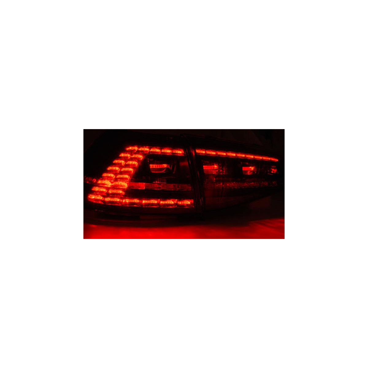LAMPY VW GOLF 7 13- RED SMOKE LED SEQ R LOOK