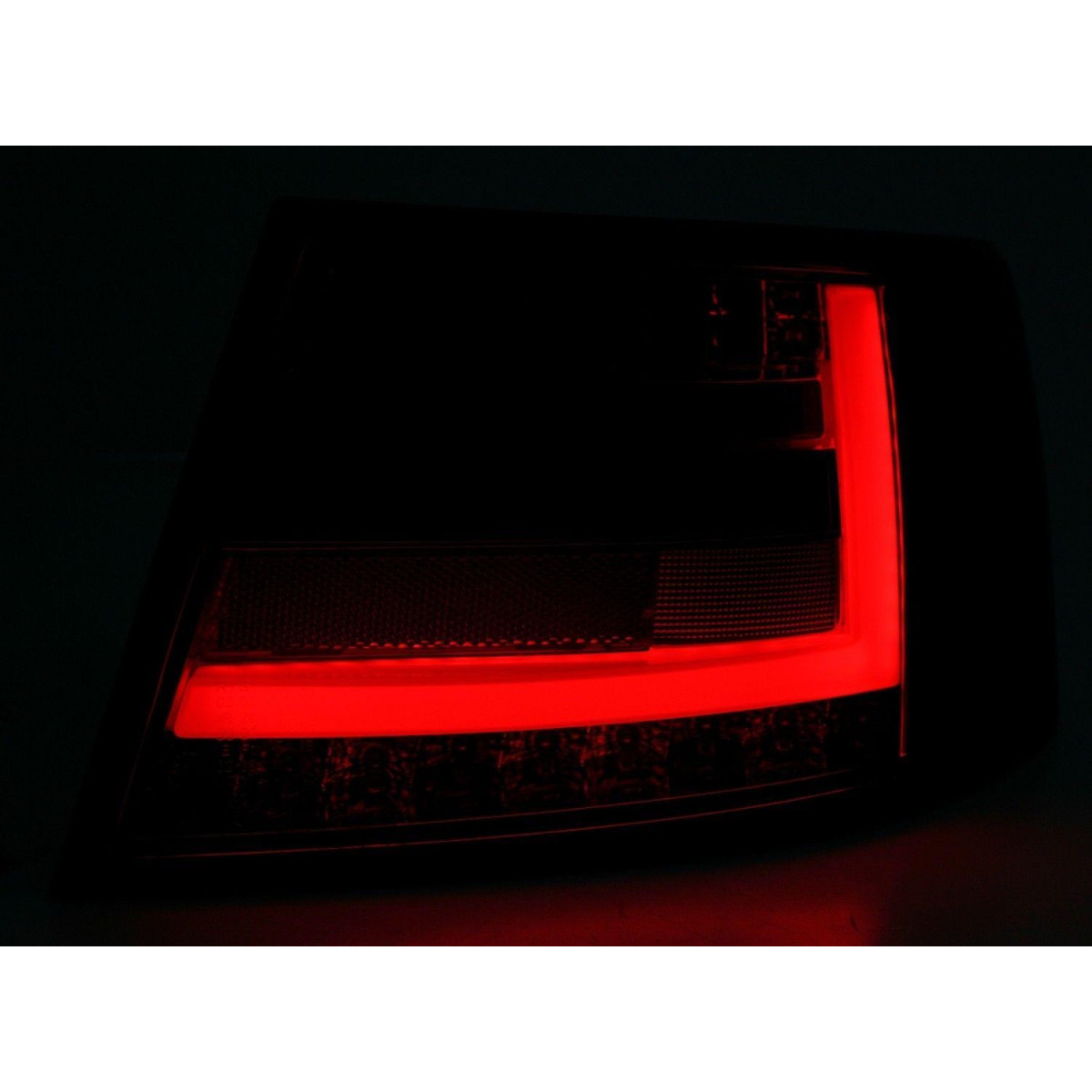 LAMPY TYLNE LED AUDI A6 C6 04-08 RED SMOKE 6 PIN