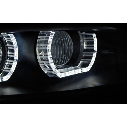 LAMPY P. BMW E92/E93 06-10 AE LED BLACK HID