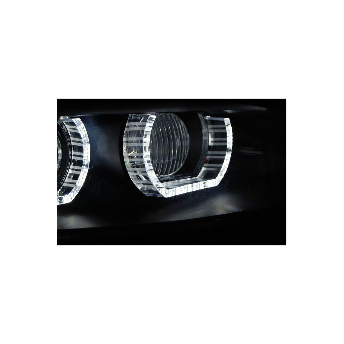 LAMPY P. BMW E92/E93 06-10 AE LED BLACK HID