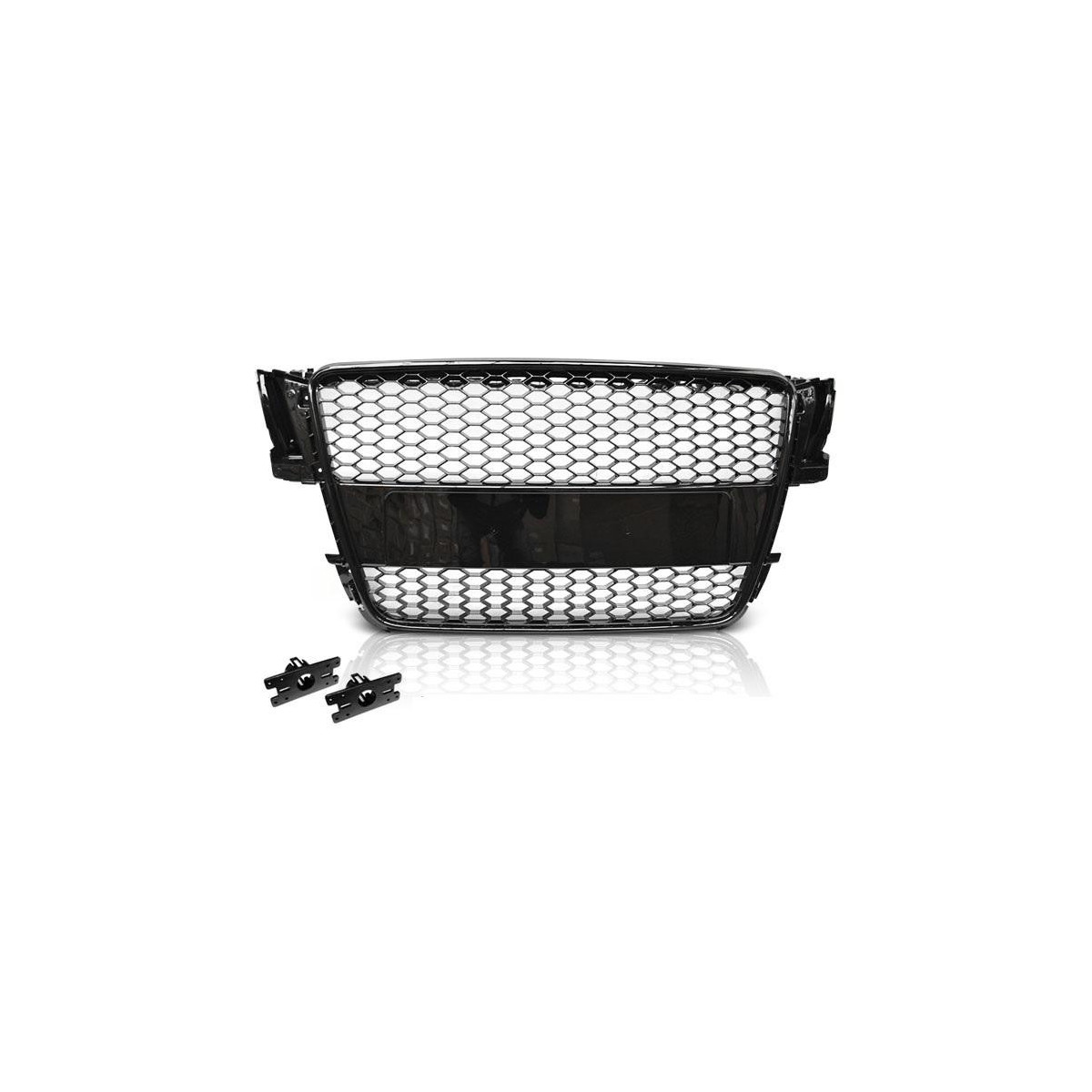 GRILL AUDI A5 07-06.11 GLOSSY BLACK RS-STYLE