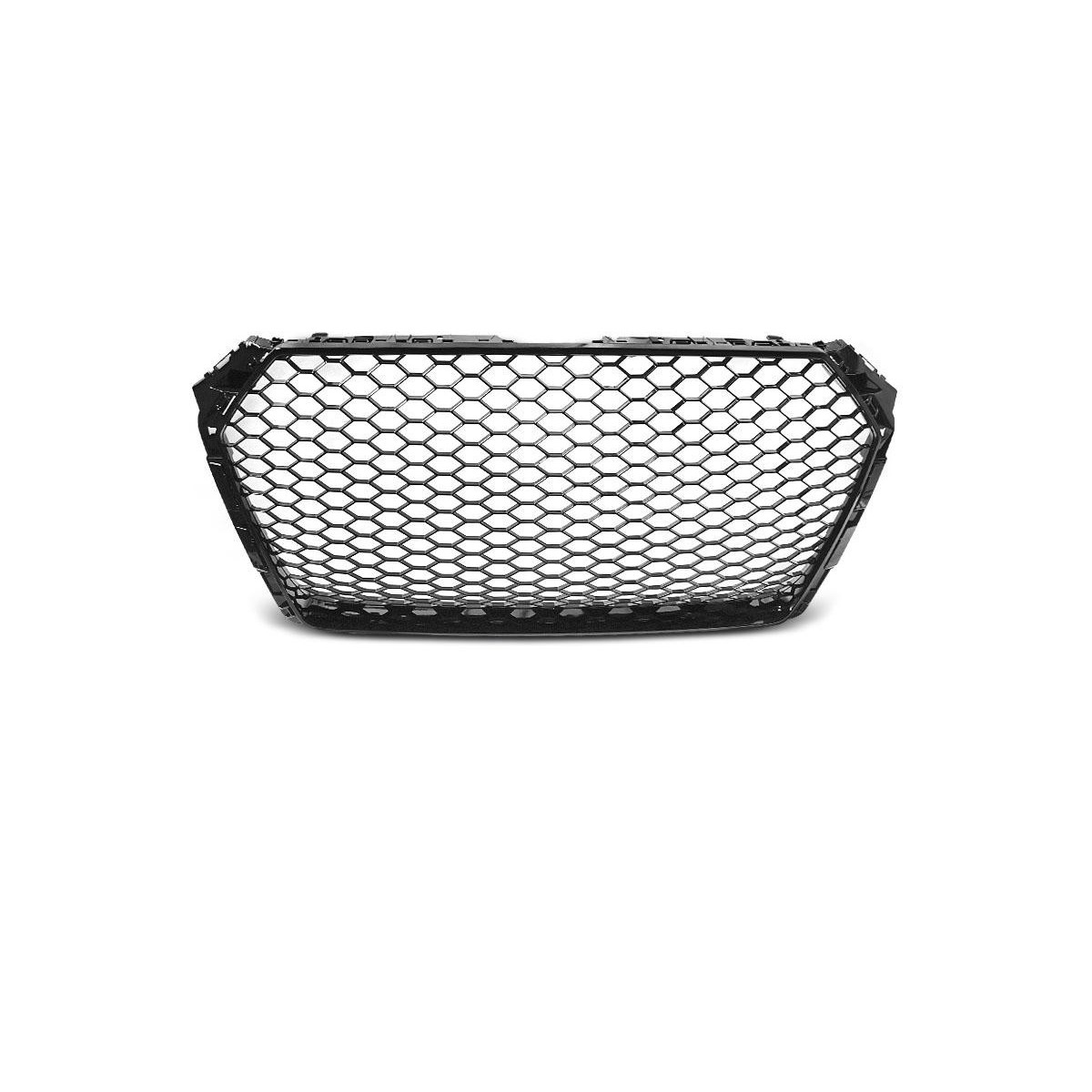 GRILL AUDI A4 B9 15- GLOSSY BLACK RS-STYLE