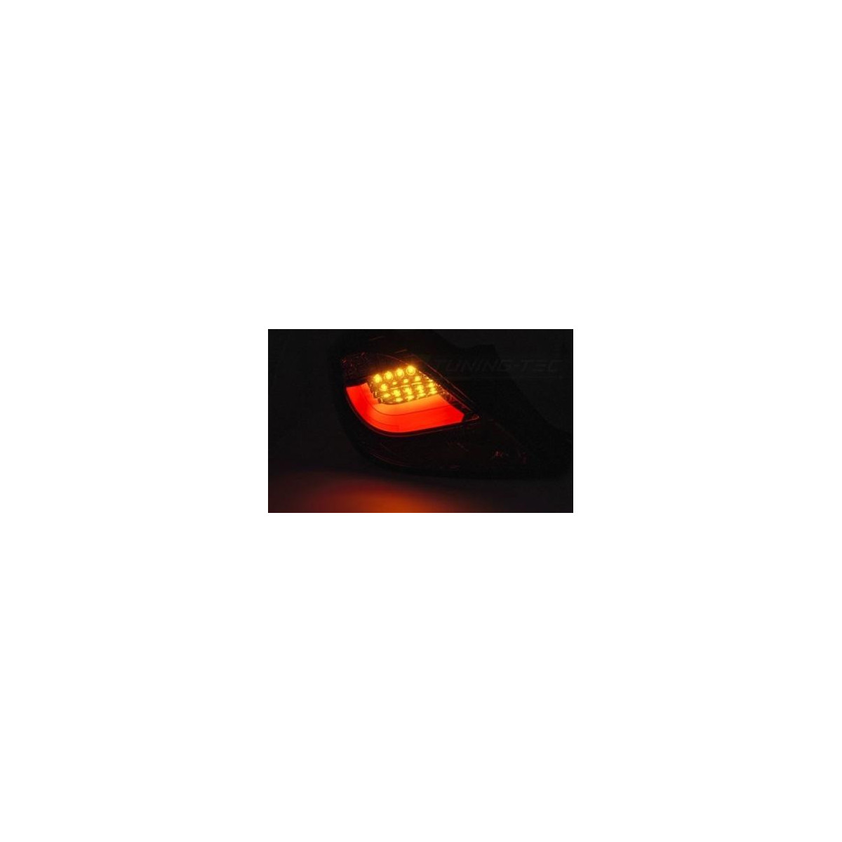OPEL CORSA D 3D 04.06-14 RED WHITE LED BAR
