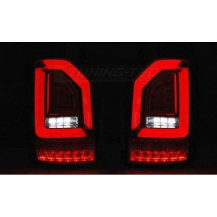 VW T6 2015- RED WHITE SEQ LED BAR OEM LED