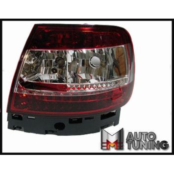 LAMPY TYLNE LED AUDI A4 95-00 Red white