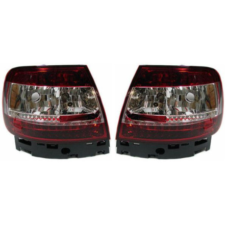 LAMPY TYLNE LED AUDI A4 95-00 RED WHITE