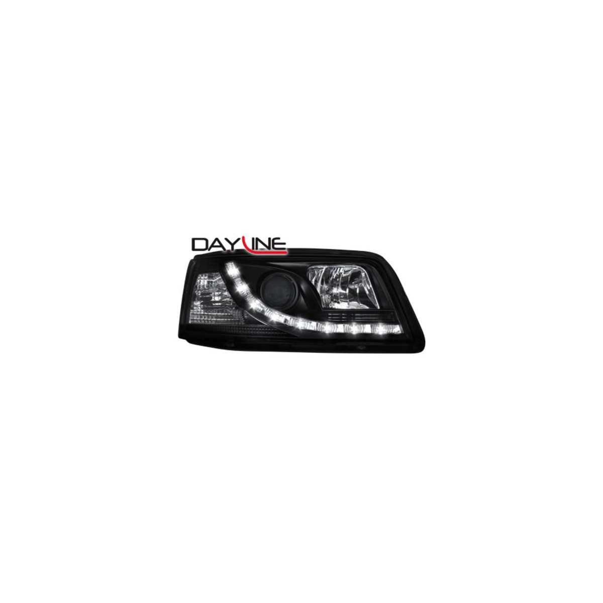 LAMPY PRZEDNIE DAYLINE VW T5 04/03-08/09 BLACK