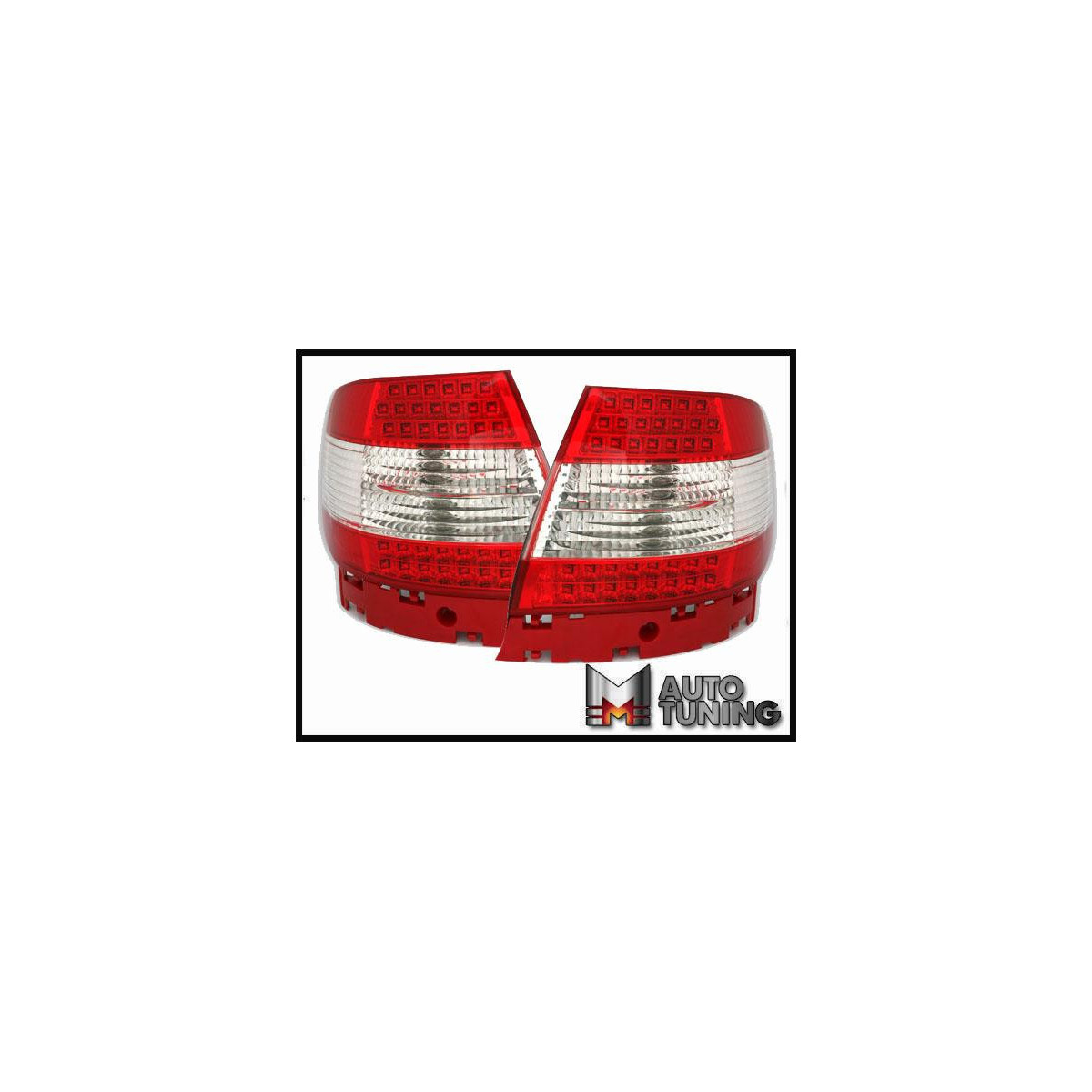 LAMPY TYLNE DIODOWE AUDI A4 B5 LIM 95-10.00 RED WHITE