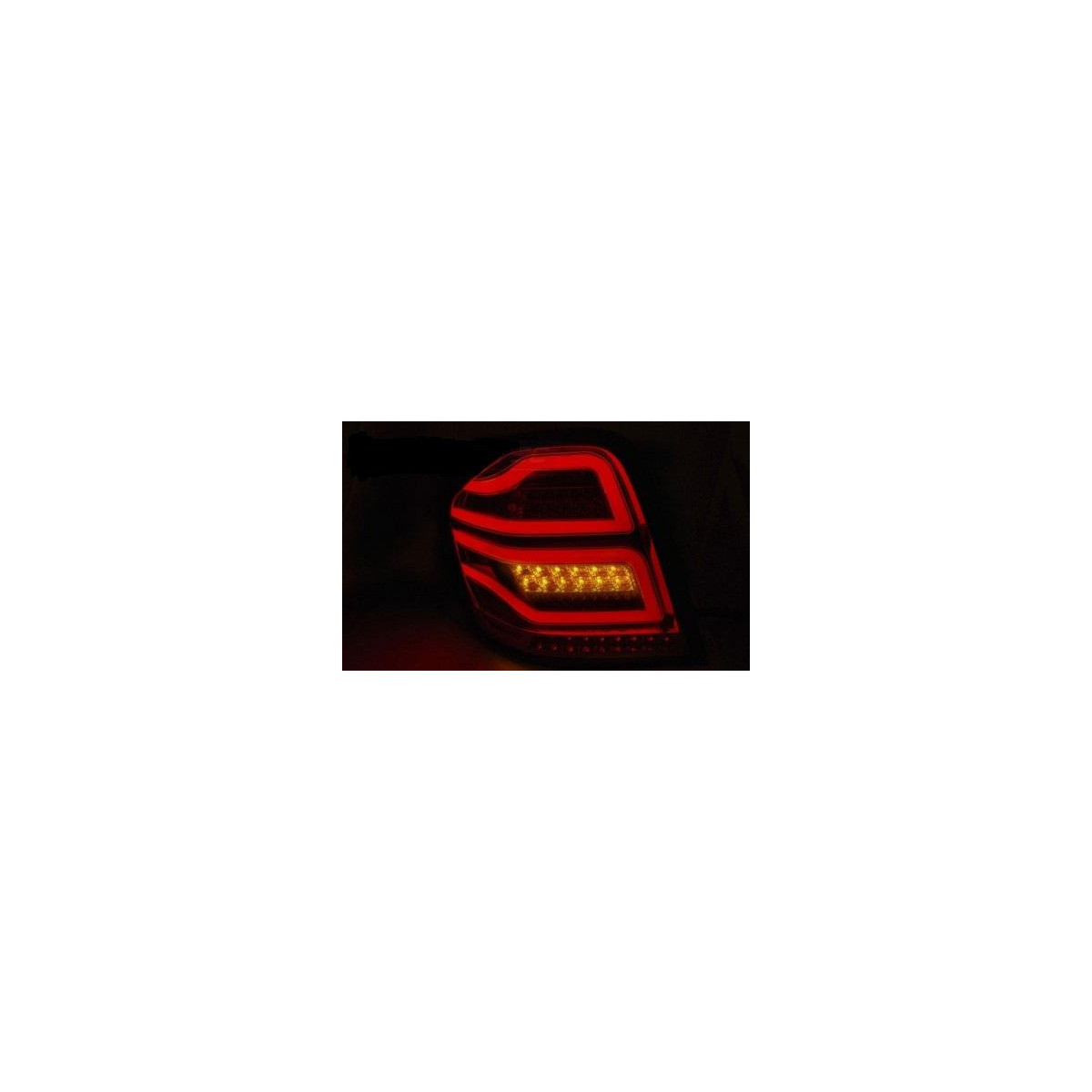 LAMPY TYLNE MERCEDES M-KLASA W164 05-08 RED SMOKE