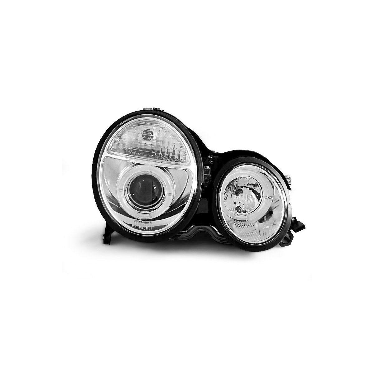 LAMPY PRZEDNIE MERCEDES W210 E-KLASA 06.99-02 CHRO
