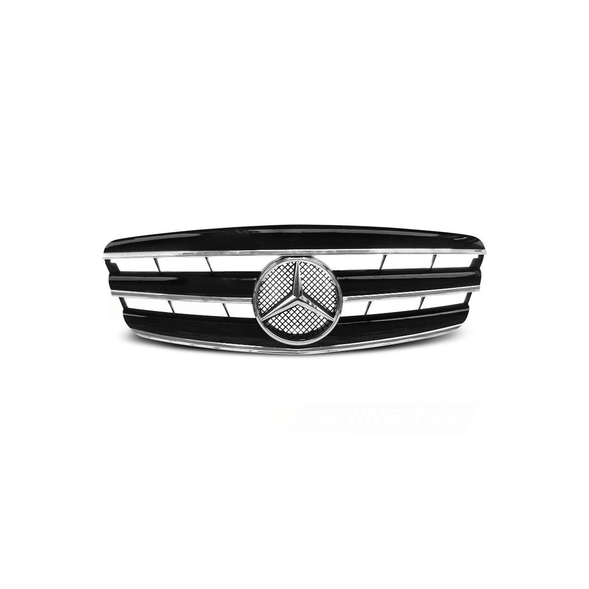 GRILL MERCEDES W221 05-09 CL STYLE BLACK CHROME