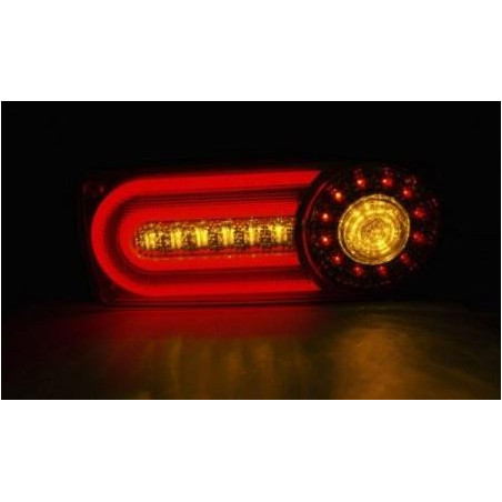 LAMPY TYLNE MERCEDES W463 G-KL 90-12 RED WHITE LED