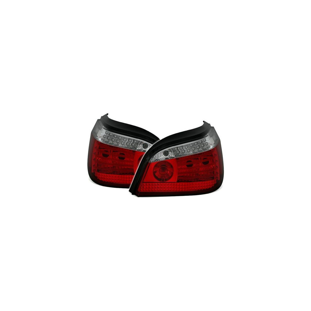 LAMPY TYLNE LED  BMW E60 03-07 RED WHITE