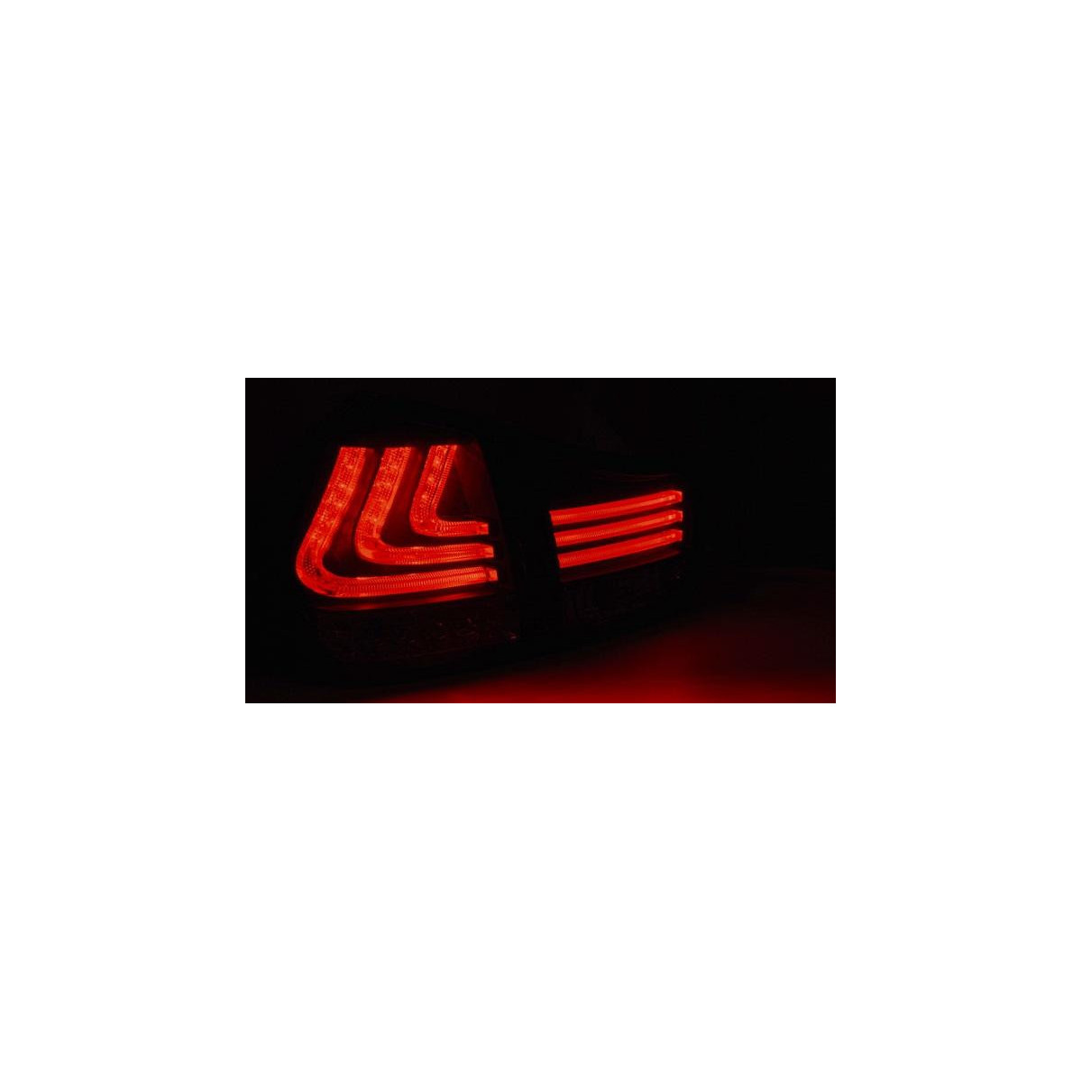 LAMPY TYLNE LEXUS RX 330/350 03-08 RED SMOKE BLACK