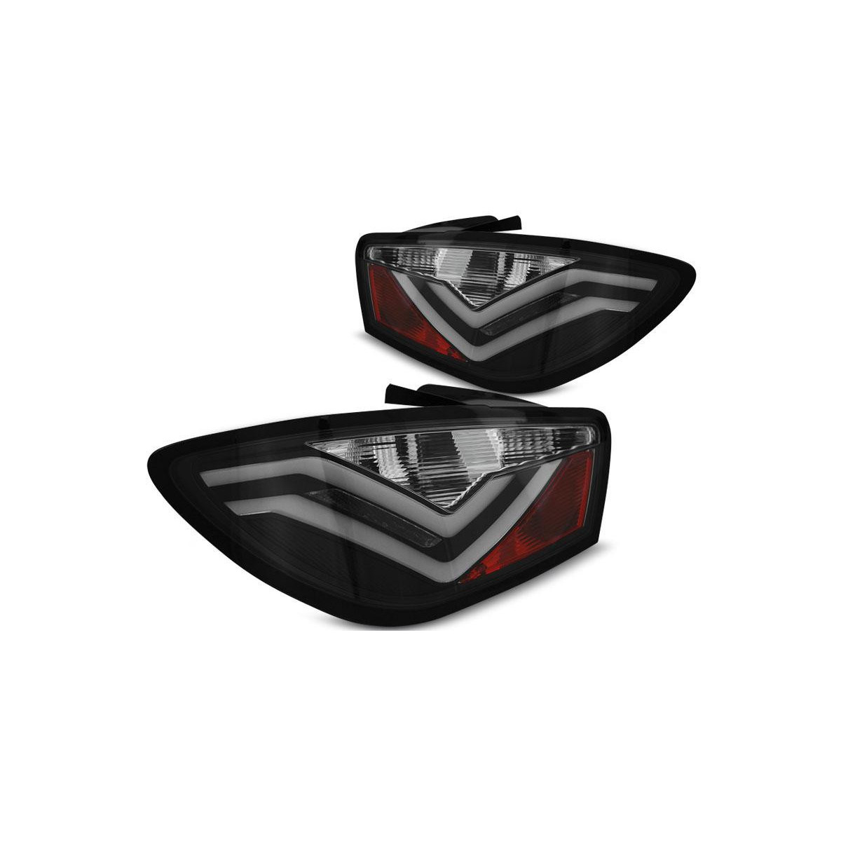 LAMPY TYLNE SEAT IBIZA 6J 3D 06.08-12 BLACK LED BA