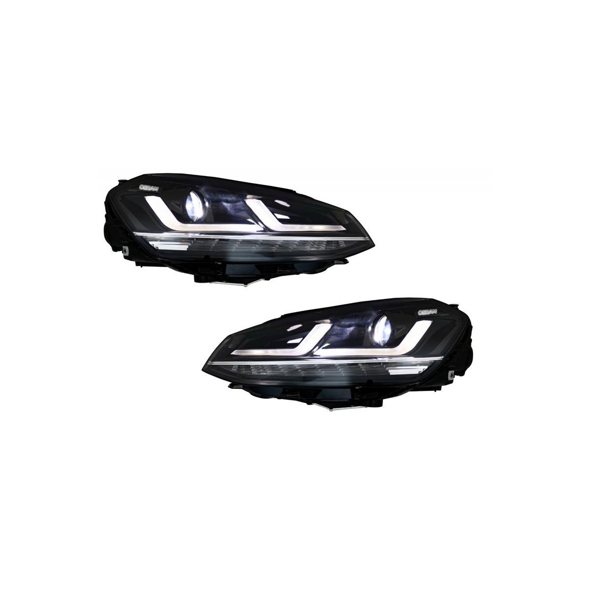 LAMPY PRZEDNIE VW GOLF 7 (12-17) OSRAM CHROME LED