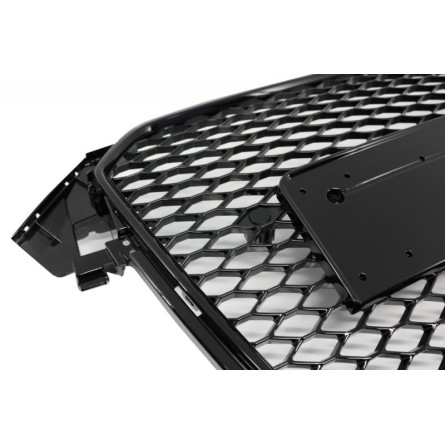 GRILL AUDI A4 B8 (2012-2015) RS DESIGN BLACK PDC