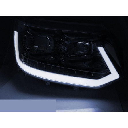 LAMPY P. VW T5 10-15 LED TUBE LICHT CHROME T6 LOOK