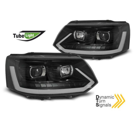 LAMPY P. VW T5 10-15 LED TUBE LICHT BLACK T6 LOOK