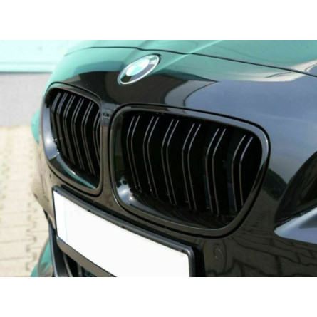 GRILL (NERKI) BMW F10 10- CZARNY POŁYSK
