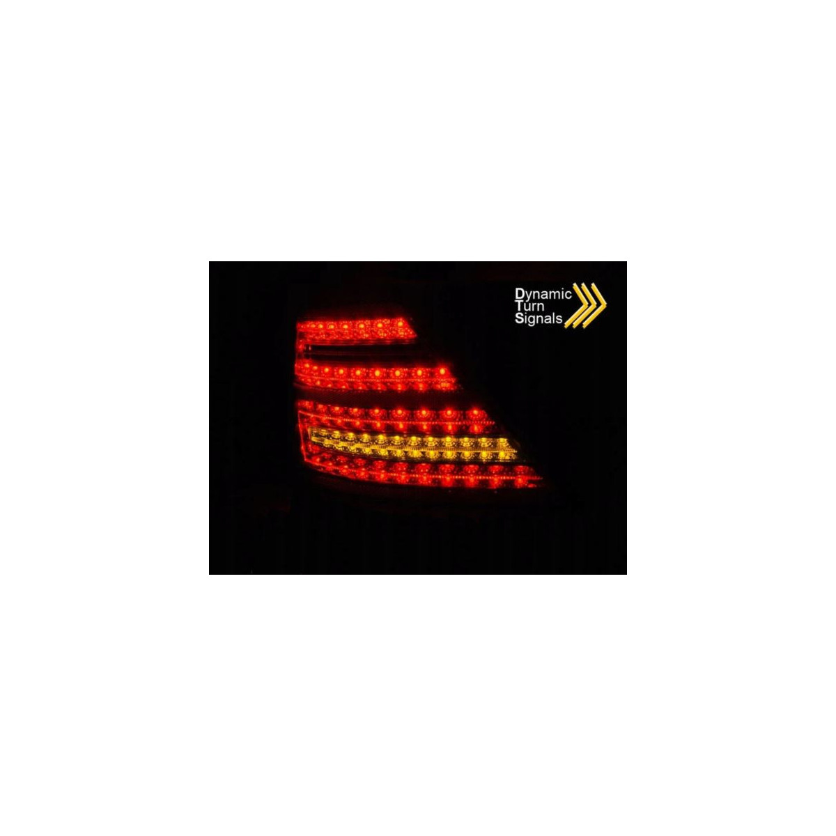 LAMPY MERCEDES W221 S-KLASA 05-09 RED WHITE LED SE