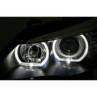 LAMPY BMW E60/E61 03-07 LED ANGEL EYES H7/H7 BLACK