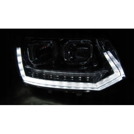 LAMPY VW T5 10-15 LED TUBE CHROME T6 LOOK DRL LIFT