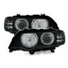 LAMPY PRZEDNIE ANGEL EYES BMW X5 E53 5/00-11/03 BLACK LED