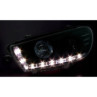 LAMPY PRZEDNIE VW SCIROCCO 08-14 BLACK LED DRL