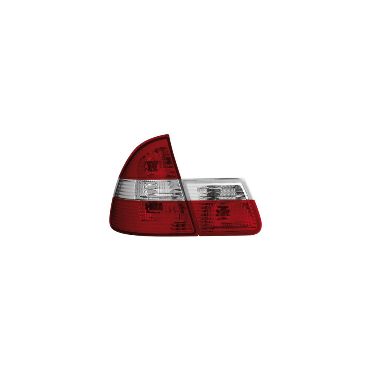 LAMPY TYLNE BMW E46 98-05 RED WHITE TOURING