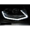 LAMPY PRZEDNIE VW T6 15- BLACK LED TRU DRL