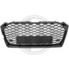 GRILL AUDI A5 16- LOOK RS5 PDC BLACK CHROM