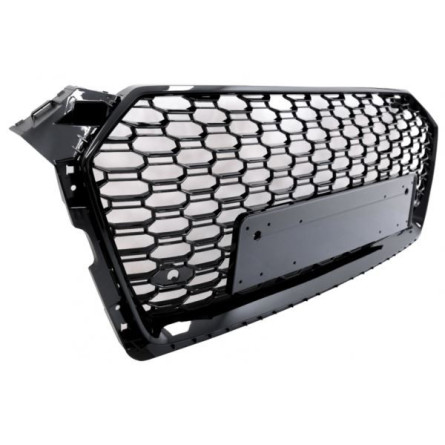 GRILL AUDI A5 16- LOOK RS5 PDC BLACK CHROM