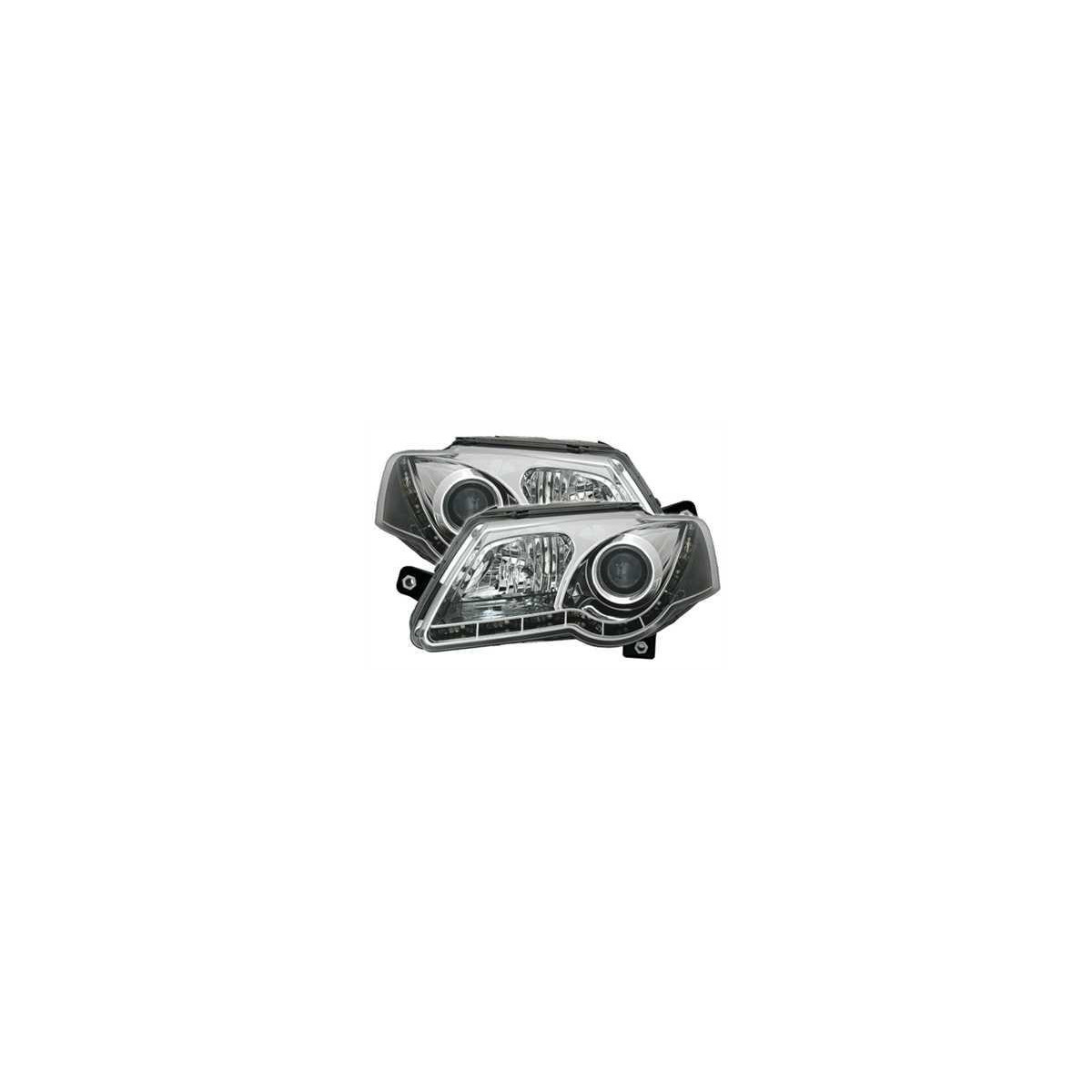LAMPY DAYLINE VW PASSAT 3C 03/05- CHROM H7/H7