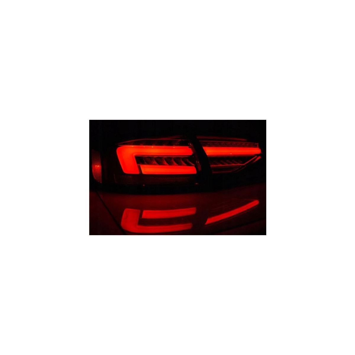 Lampy diodowe Audi A4 B8 12-15 sedan black dts