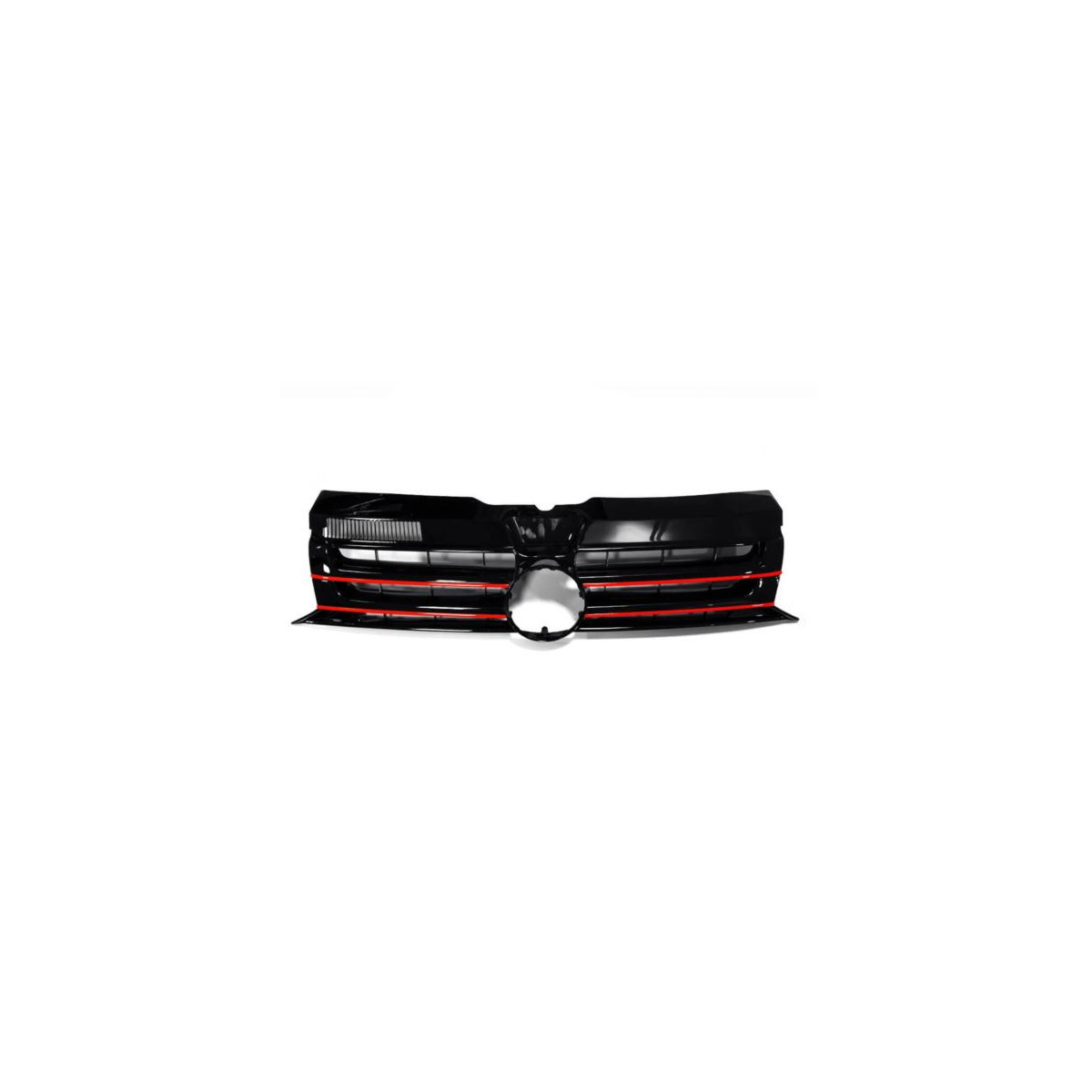 GRILL VW T5 09-15 BADGED WITH RED TRIM