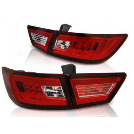 LAMPY DIODOWE RENAULT CLIO IV 13- RED WHITE LED