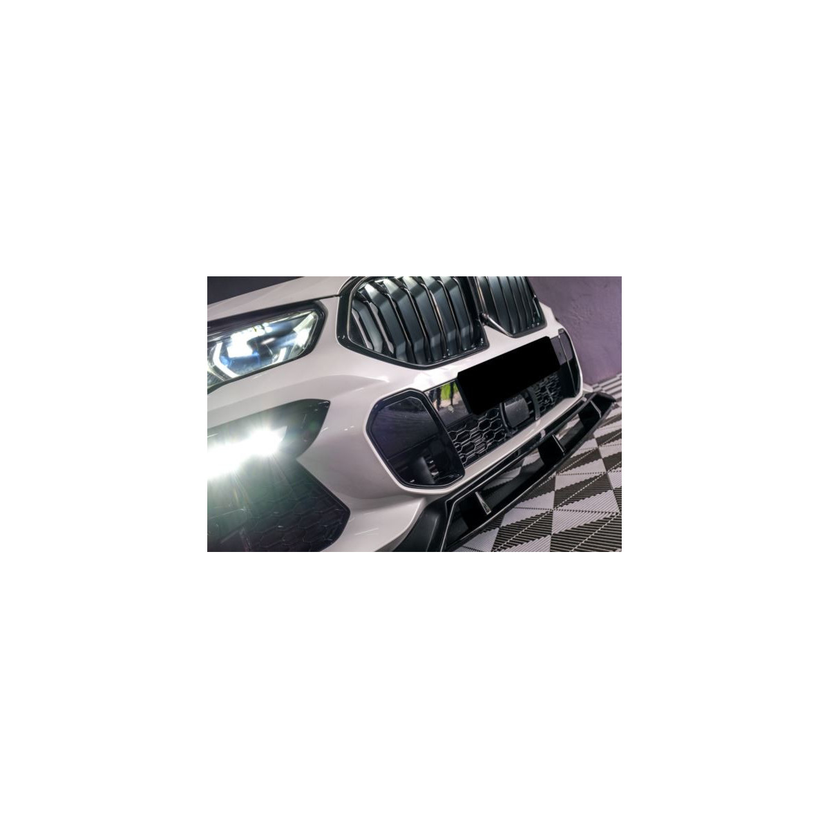 SPOILER ZDERZAKA PRZEDNIE BMW X6 G06 19- GLOSSY B