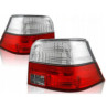 LAMPY TYLNE VW GOLF IV 4 97-03 CLEAR RED WHITE