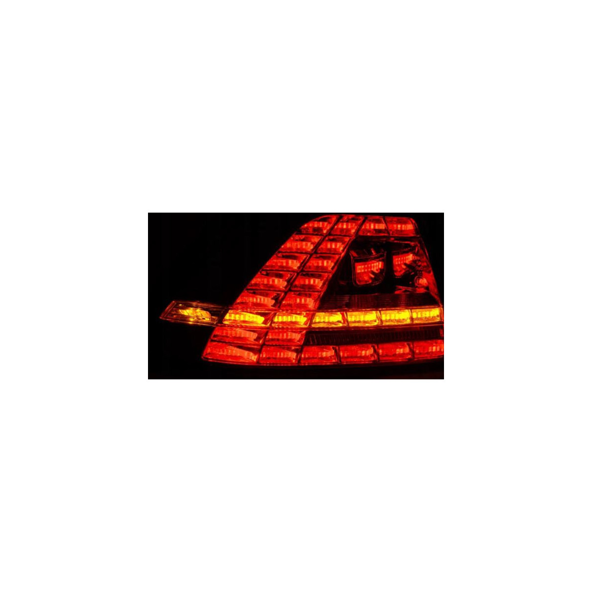 LAMPY VW GOLF 7 13-17 RED SMOKE LED GTI LOOK SEQ