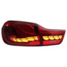 LAMPY OLED BMW F32 F33 F36 F82 F83 SEQ RED CLEAR