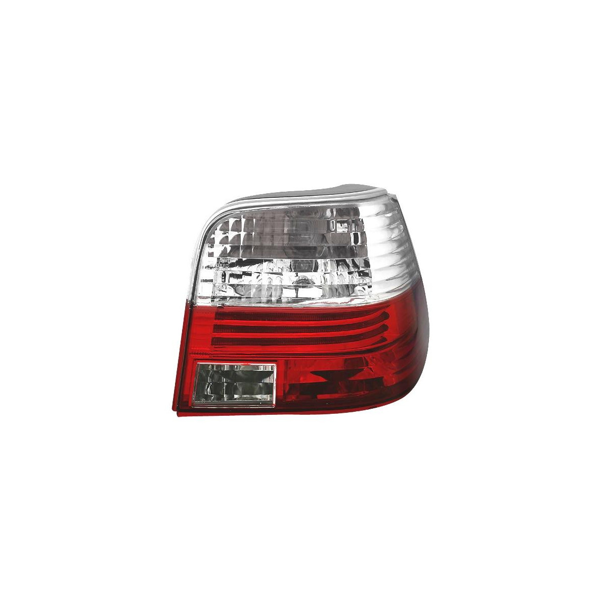 LAMPY TYLNW VW GOLF 4 98-04 RED WHITE NEON DEPO